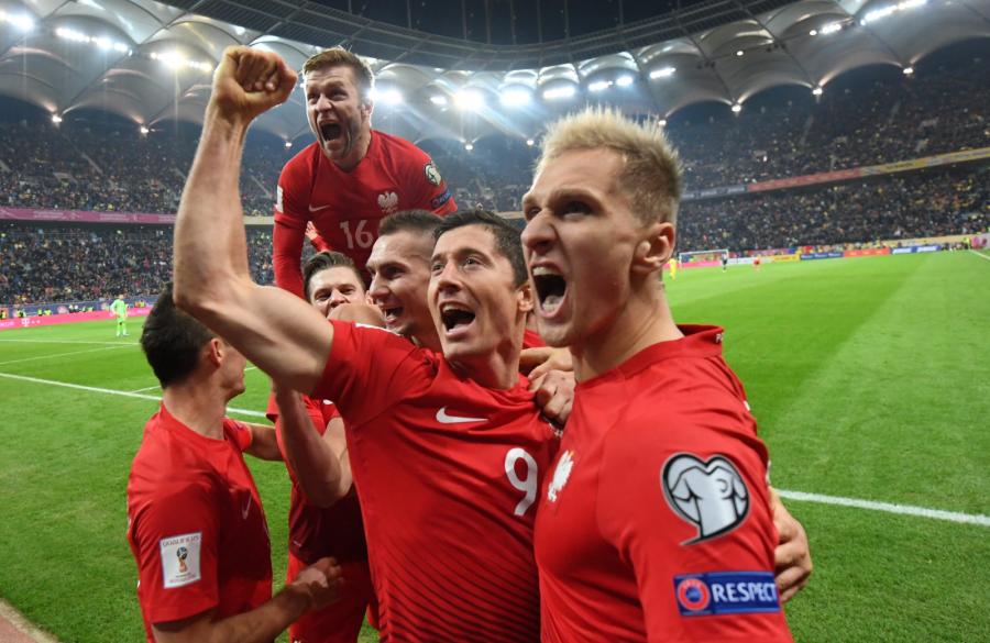 Eliminacje mistrzostw świata 2018 Rosja : Rumunia – Polska 0:3 POLSKA